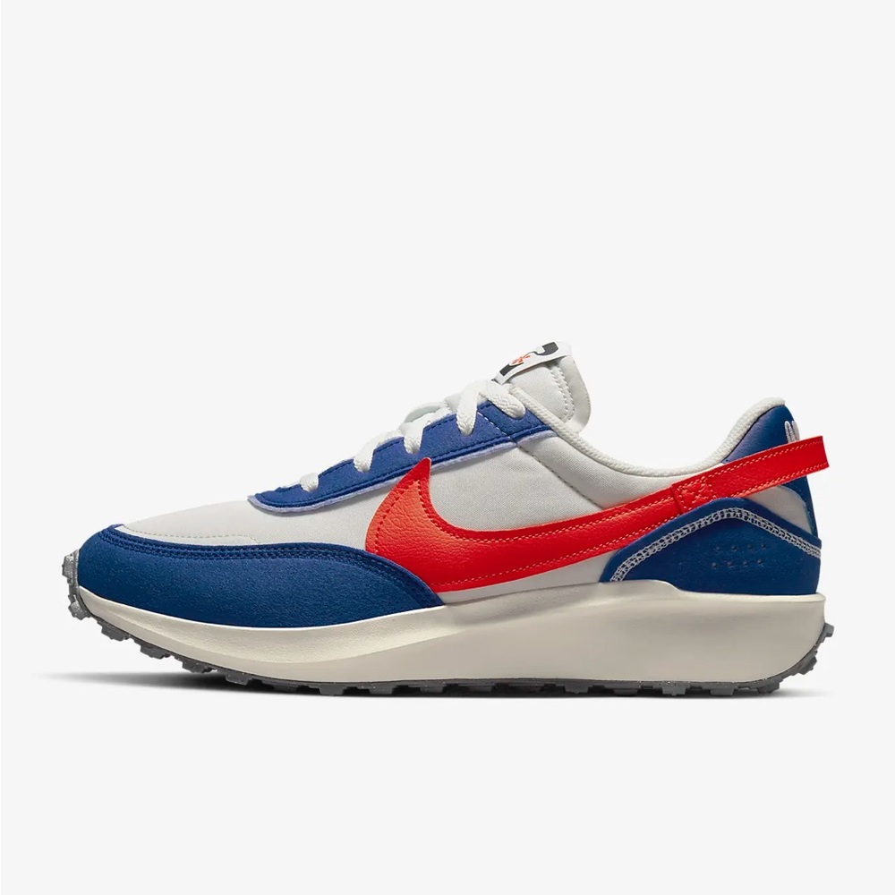 Nike Waffle Debut Swoosh Red White Blue